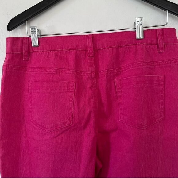 DG2 Diane Gilman Pink Ombré‎ Straight Leg Jeans Pants - Picture 8 of 10